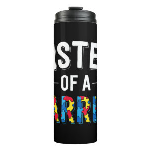 Termo Hermana De Un Diseño Guerrero. Ponga la pieza del