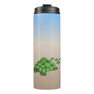 Termo Hermosa familia de tortugas