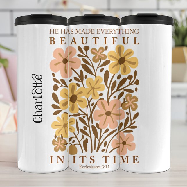 Termo Hermosa Floral Abstracta En Su Tiempo (Subido por el creador)