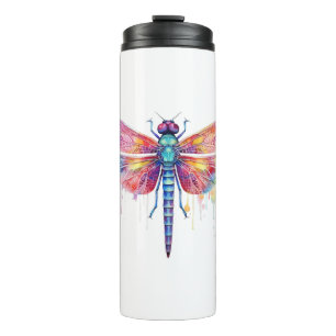 Termo Hermosa libélula Besar al fuerte insecto Lover