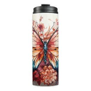 Termo Hermosa mariposa de Boho