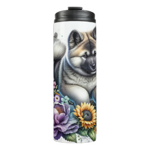 Termo Hermosa raza de perro/Perro Akita