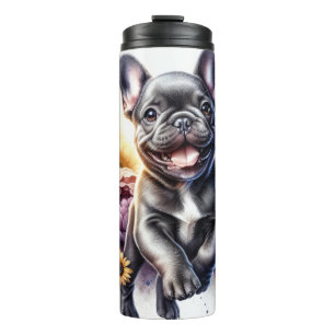 Termo Hermosa raza de perro/Perro de Bulldog francés