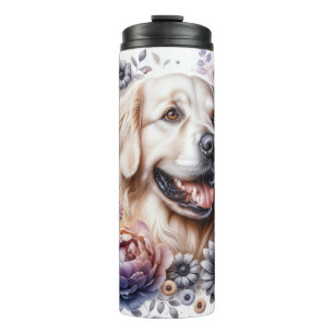 Termo Hermosa raza de perro/Perro recuperador de oro