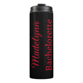 Termo Hermosa y elegante dama de honor