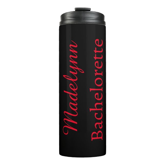 Termo Hermosa y elegante dama de honor (Anverso)