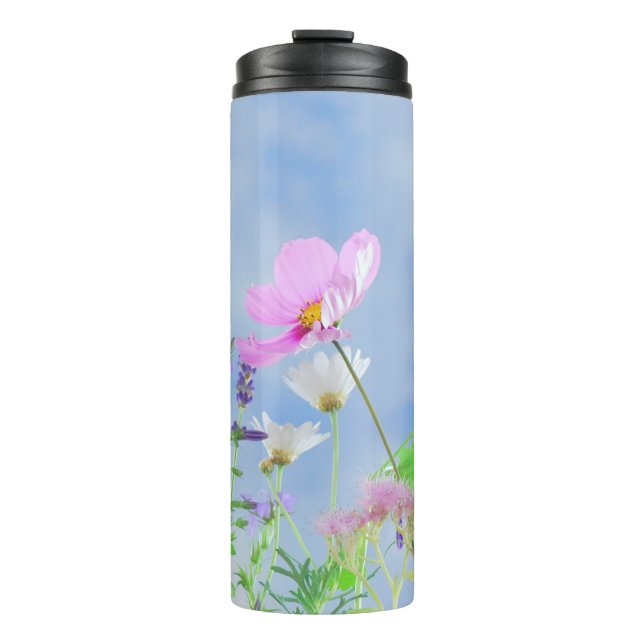 Termo Hermosas flores silvestres de primavera (Anverso)