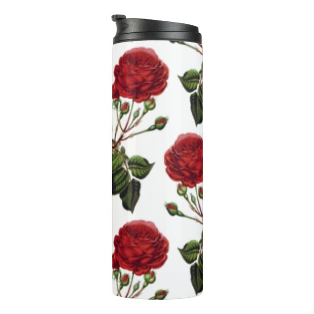 Termo Hermosas rosas rojas (Rotado hacia la derecha)