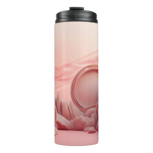 Termo Hermoso Boho abstracto 3D