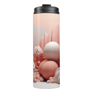 Termo Hermoso Boho abstracto 3D