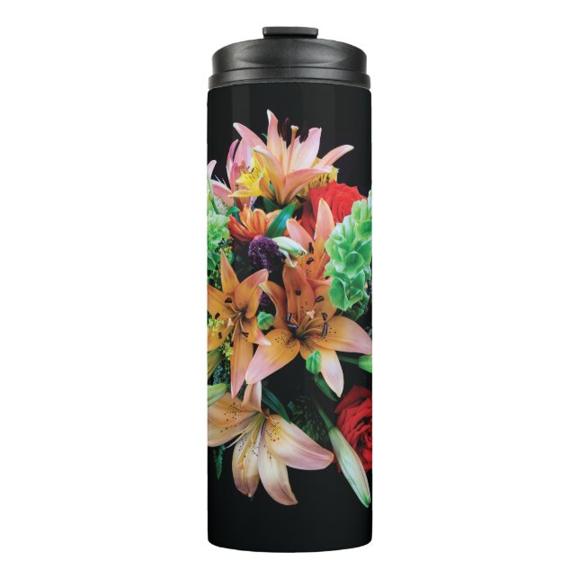 Termo Hermoso Cojín decorativo de flores (Anverso)