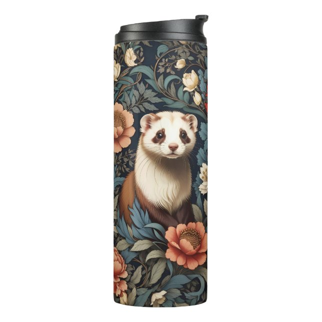 Termo Hermoso Ferret William Morris inspirado (Rotado hacia la izquierda)