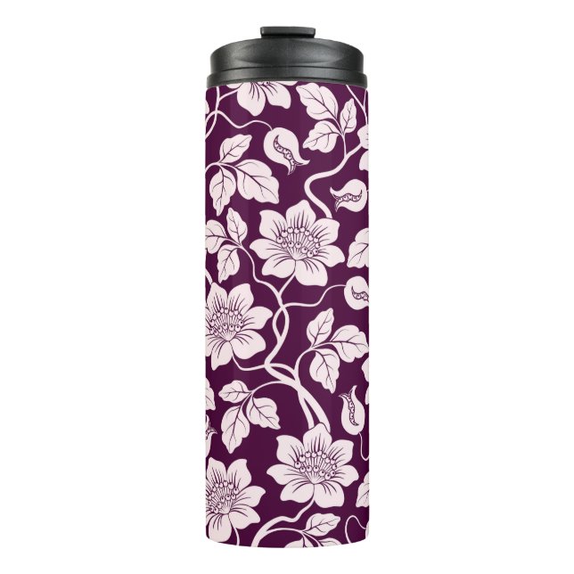 Termo Hermoso fondo floral (Anverso)