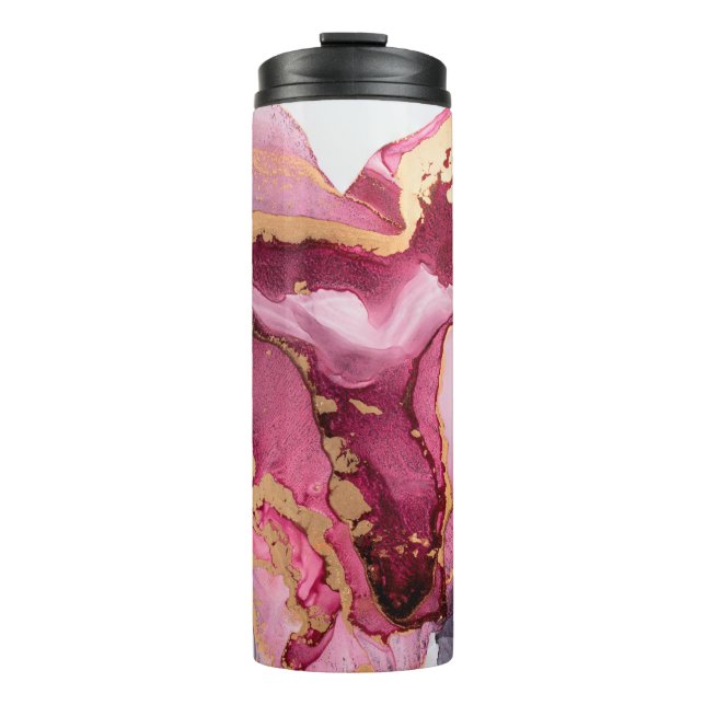 Termo Hermoso fondo oriental. Arte fluido, alcohol  (Anverso)
