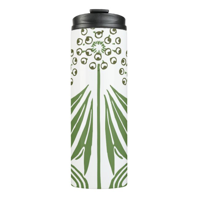 Termo Hermoso ilustracion vintage. (Anverso)