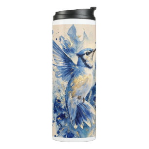 Termo Hermoso pájaro azul