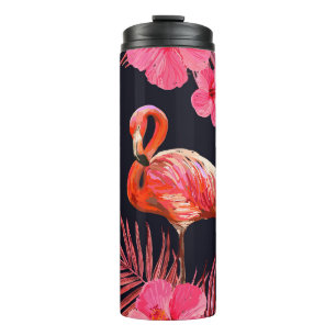 Termo Hermoso patrón de verano floral sin fisuras