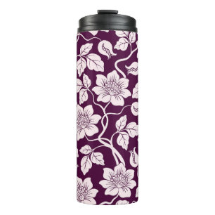 Termo Hermoso patrón floral