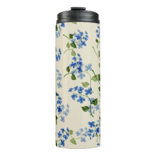 Termo Hermoso patrón floral sin costura