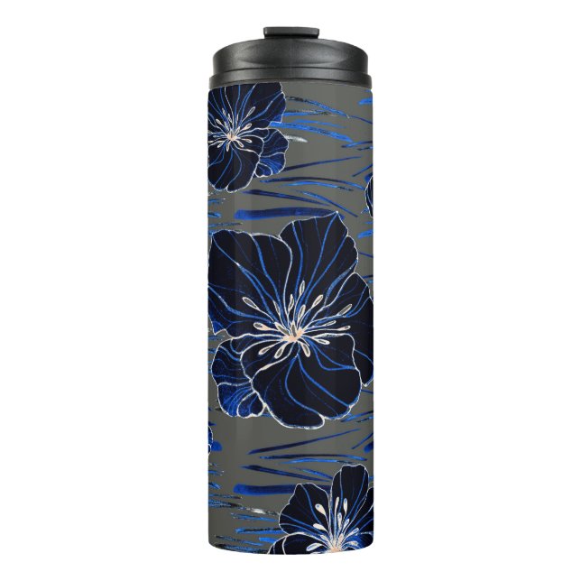 Termo Hermoso patrón impecable con estilo acuarela (Anverso)