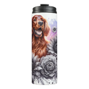 Termo Hermoso Perro Perro Irlandés Setter