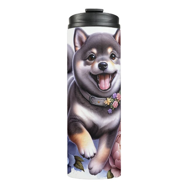 Termo Hermoso Perro Shiba Inu (Anverso)