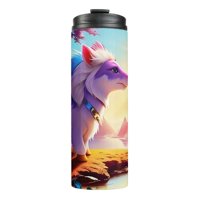 Termo Hermoso río Sunshine animal (Anverso)