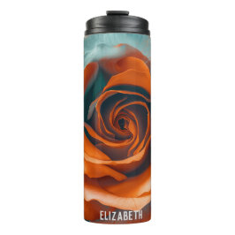 Termo Hermoso Rosa moderno de día personalizado