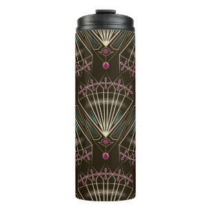Termo Hermoso y sin igual nombre o patrón de arte deco
