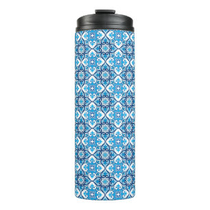Termo 💙🤍 Hermosos Azulejos X azules y blancos