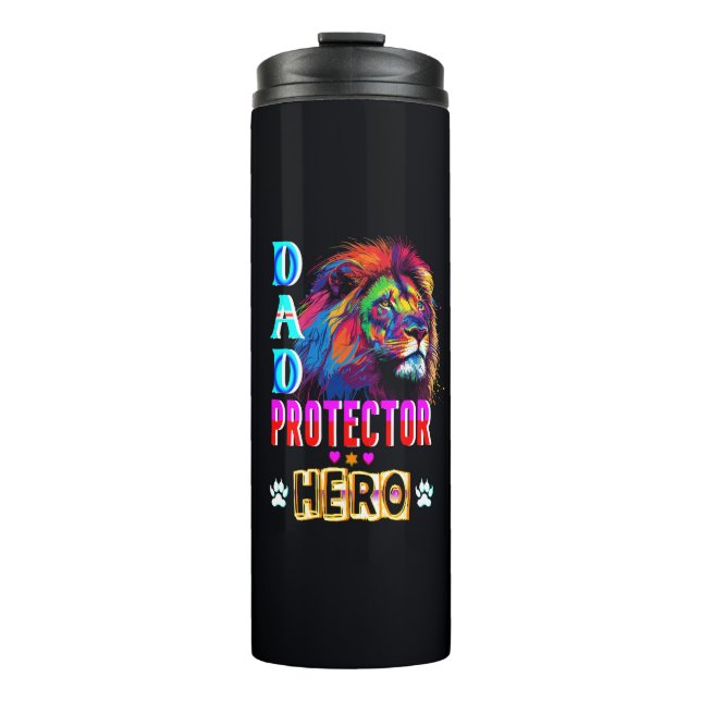 Termo Héroe del protector de papá (Anverso)