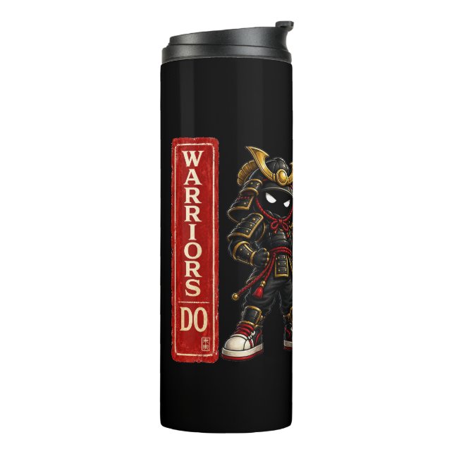Termo Héroe y Tumbler Bushi Confiado (Rotado hacia la izquierda)