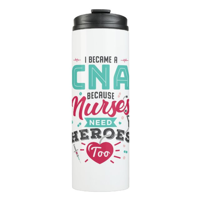 Termo Héroes de Auxiliar de Enfermería Certificados CNA (Anverso)