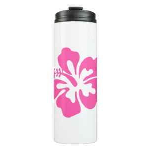 Termo Hibiscus Pink Tropical Flower Floral Bloom