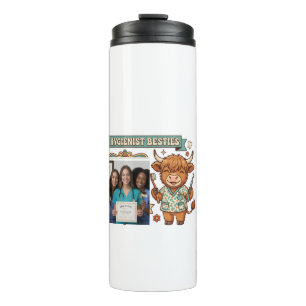 Termo Higienista Dental Personalizada Amigas Highland Co