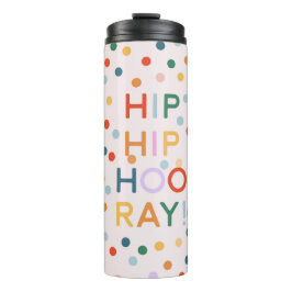 Termo Hip Hip Hooray Felicitaciones Grad Cumpleaños