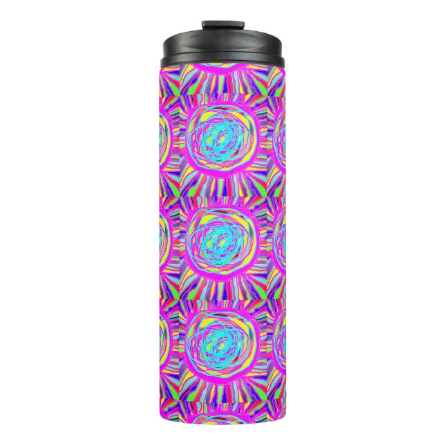 Termo Hippie Retro chill out absract art (Anverso)