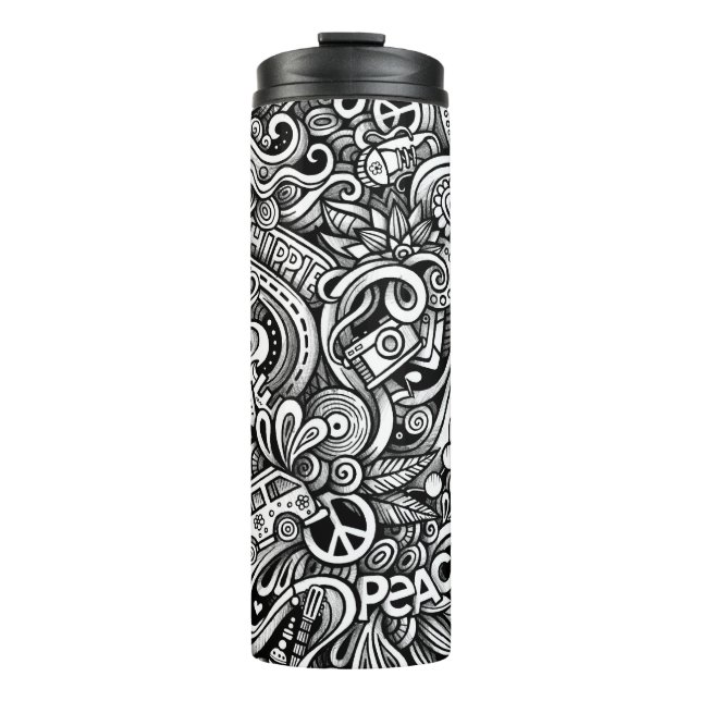 Termo Hippie retro y Guay (Anverso)