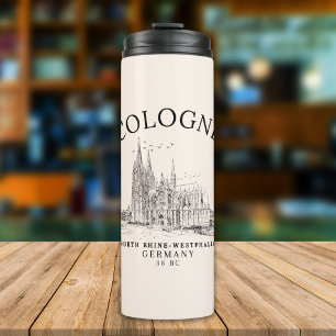 Termo Historic Cologne Cathedral Germany Scenery