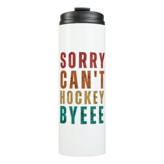 Termo Hockey divertido (Anverso)