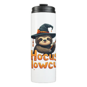 Termo Hocus Slowcus Sloth amantes del disfraz de Hallowe