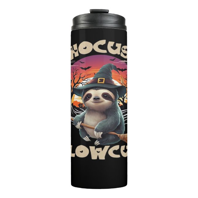 Termo Hocus Slowcus Sloth amantes del disfraz de Hallowe (Anverso)