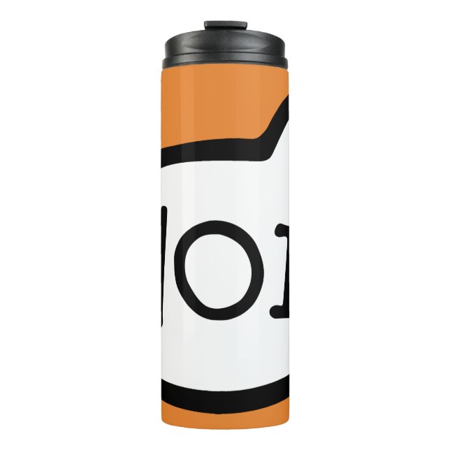 Termo ¡HOI! Holandés Para Hola, Saludo, Hola, Burbuja De (Anverso)