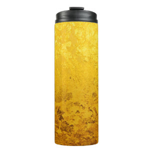 Termo HOJA DE ORO PURO Patrón + tu texto / foto