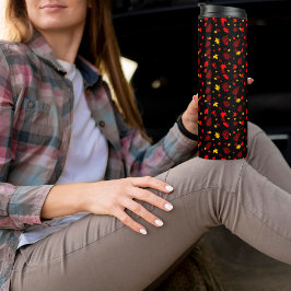 Termo Hoja de patrón colorida