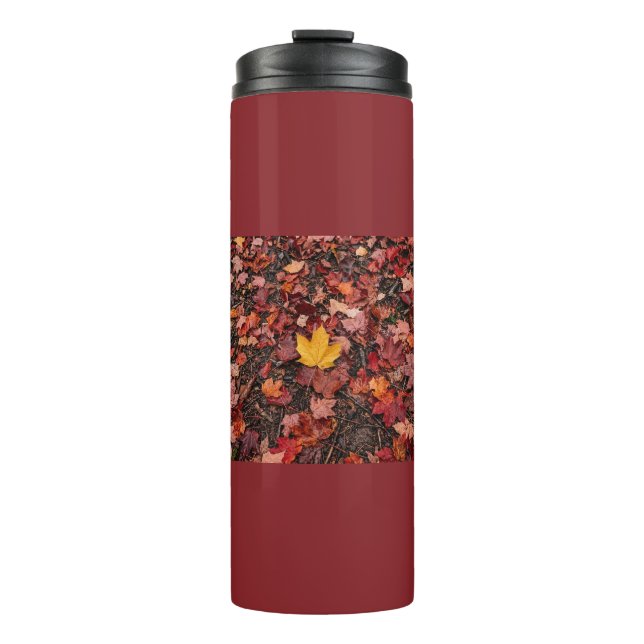 Termo Hojas de otoño  (Anverso)
