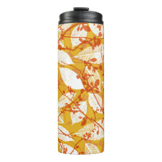 Termo Hojas de otoño: repetición de la cosecha dorada