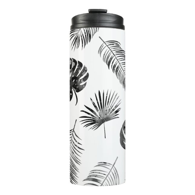 Termo Hojas de palma negras: inmaculadas. (Anverso)