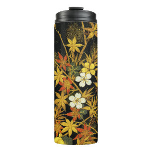 Termo Hojas japonesas de otoño Antiguo Botánico