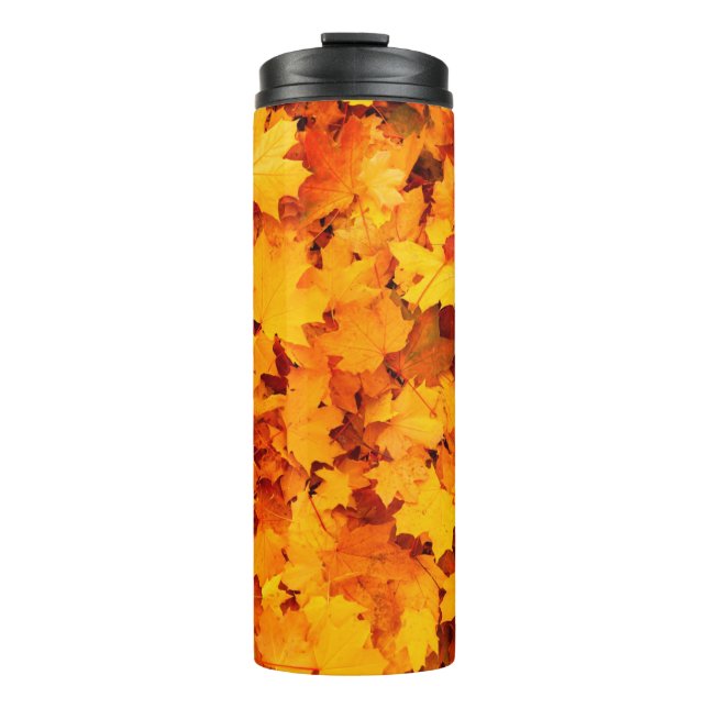 Termo Hojas otoñales hojas otoñales hojas otoñales (Anverso)